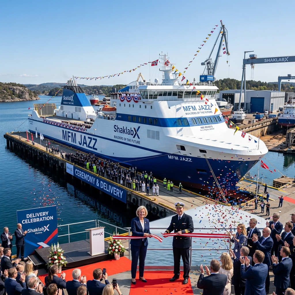 ShaklabX Marine Celebrates Delivery of First Newbuilding, MFM Jazz